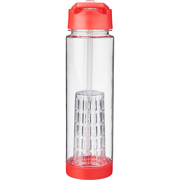Bullet Tutti Frutti - Bouteille avec infuseur de fruits Transparent/Red (Taille unique)
