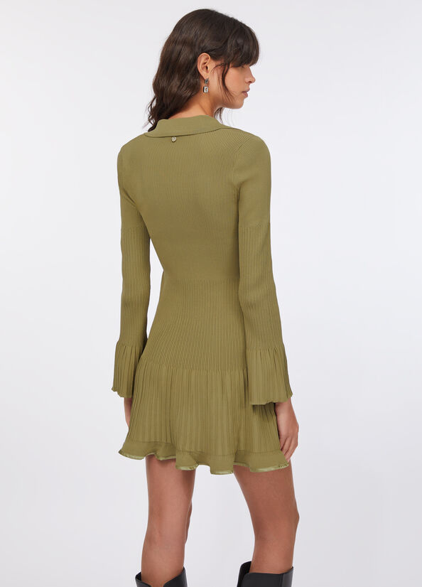 Abito corto in maglia