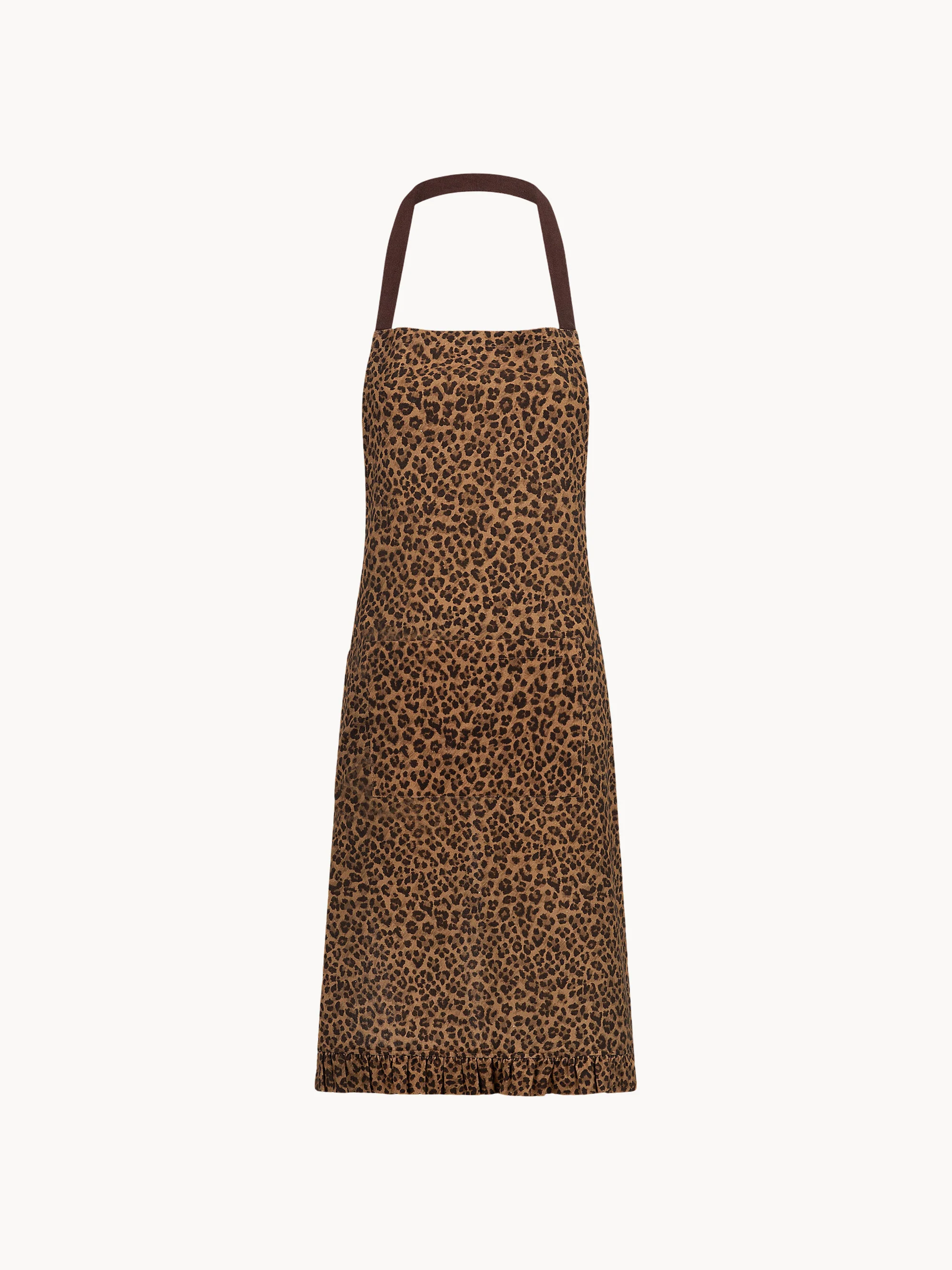 Baumwoll-Schürze Leopard