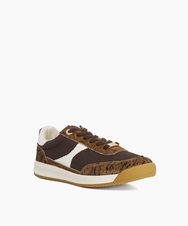 Elsea Brown - Suede Lace-Up Trainers
