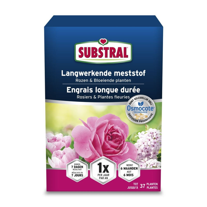 Engrais longue durée pour rosiers et plantes fleuries Osmocote 0,75 kg SUBSTRAL