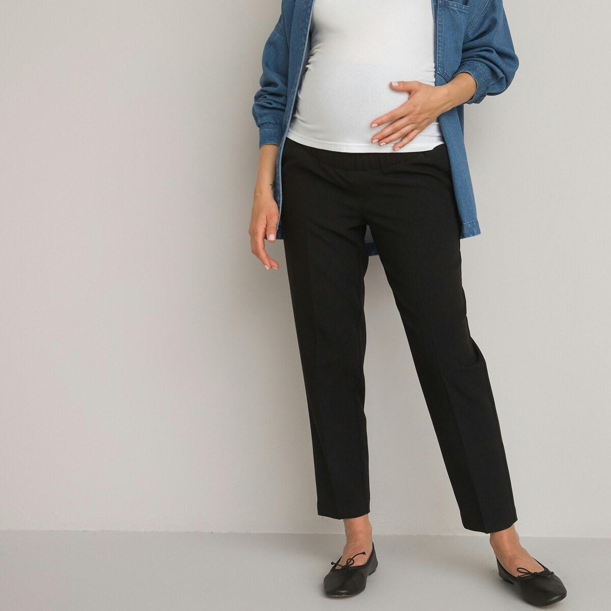 Pantalon cigarette de grossesse