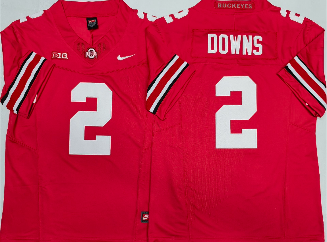 Jaxon Downs NCAA Ohio State Buckeyes Nike Vapor Limited Jersey