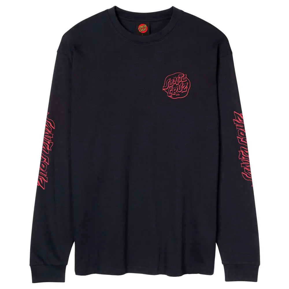 Santa Cruz Fever dream mono dot long sleeve T-shirt