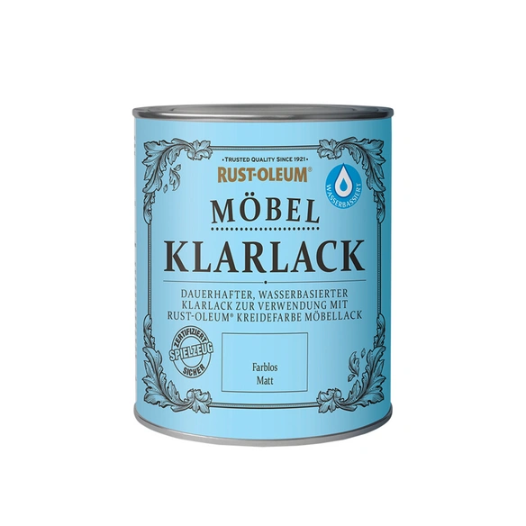 Klarlack, wasserbasiert, 750 ml, farblos