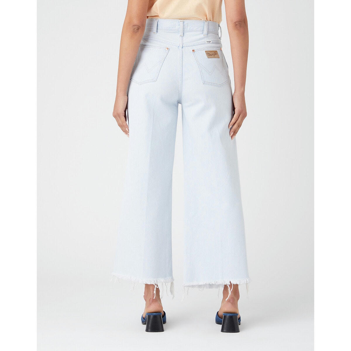 Jean large, taille haute