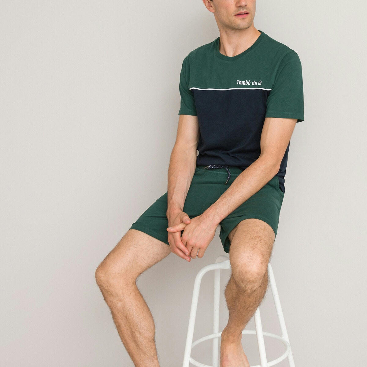 Pyjashort bicolore
