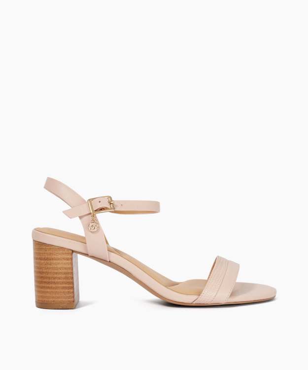 Jaycie Blush - Block Heel Sandals