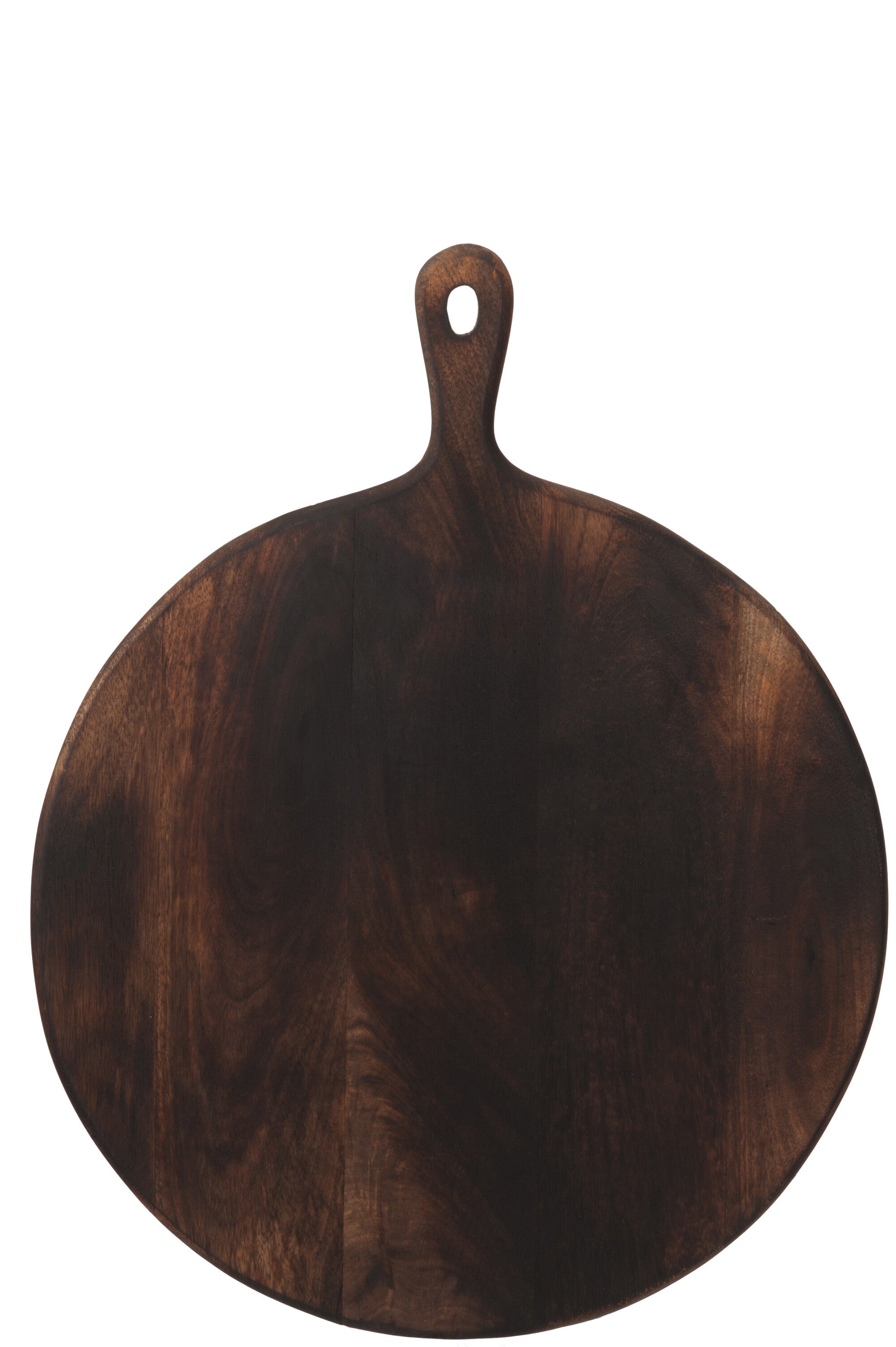 J-Line snijplank Rond - hout - donkerbruin - extra large