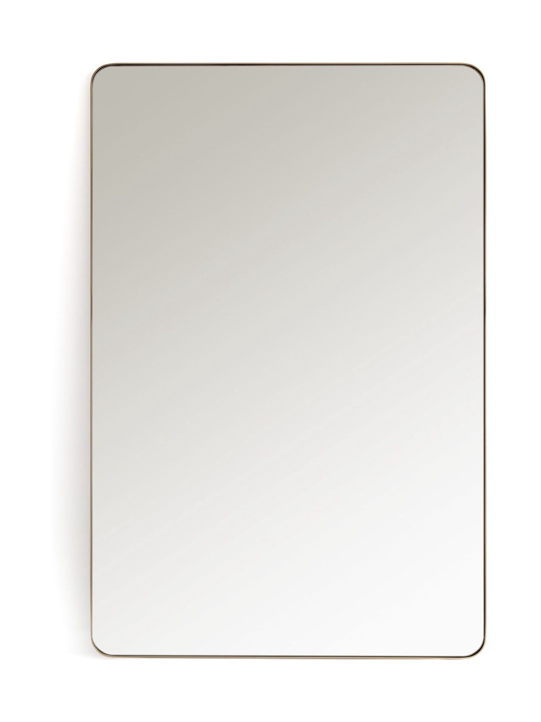 La Redoute Intérieurs Brass Iodus 80x120cm Rectangular Mirror