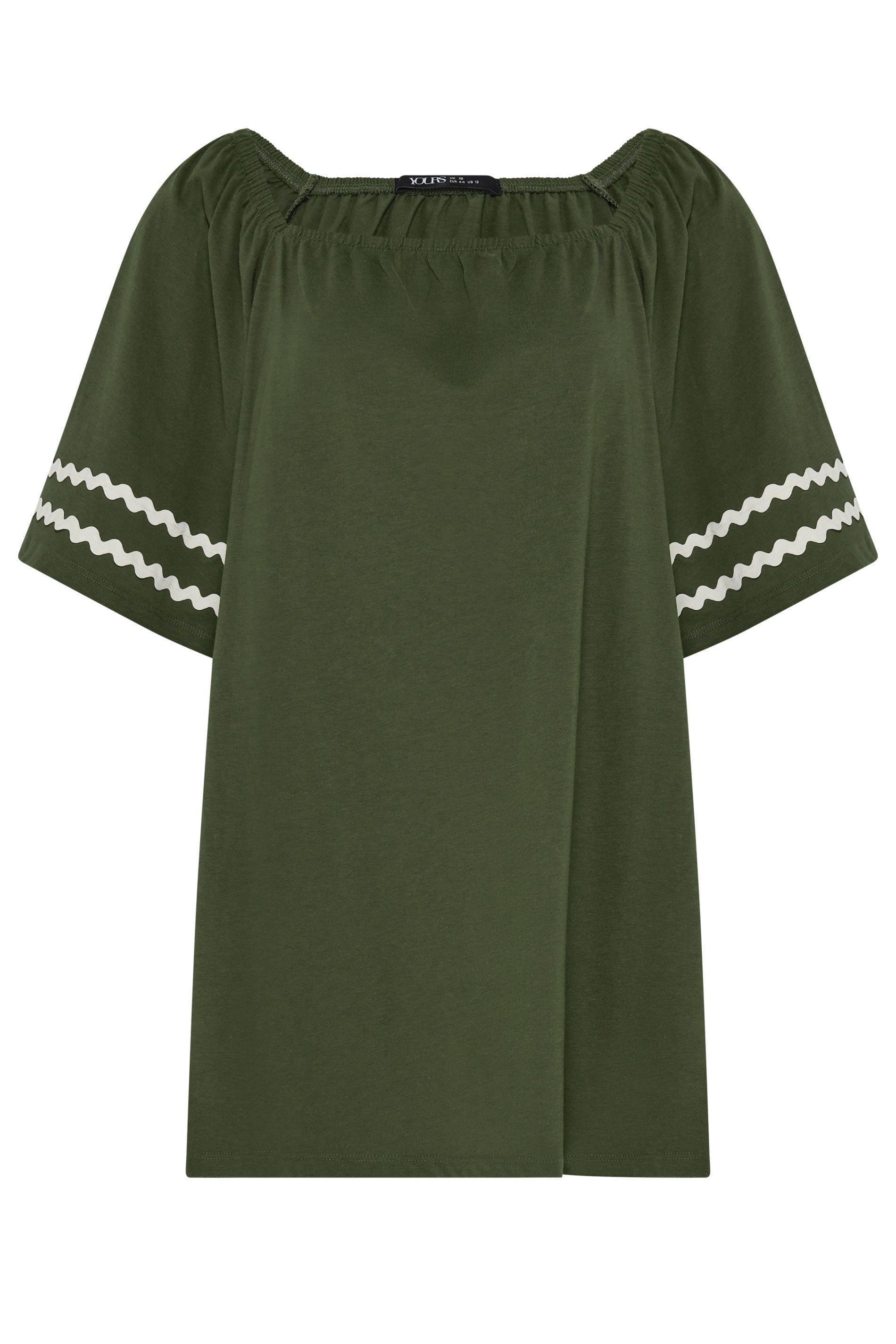 Yours Short Sleeve Swing Blouse