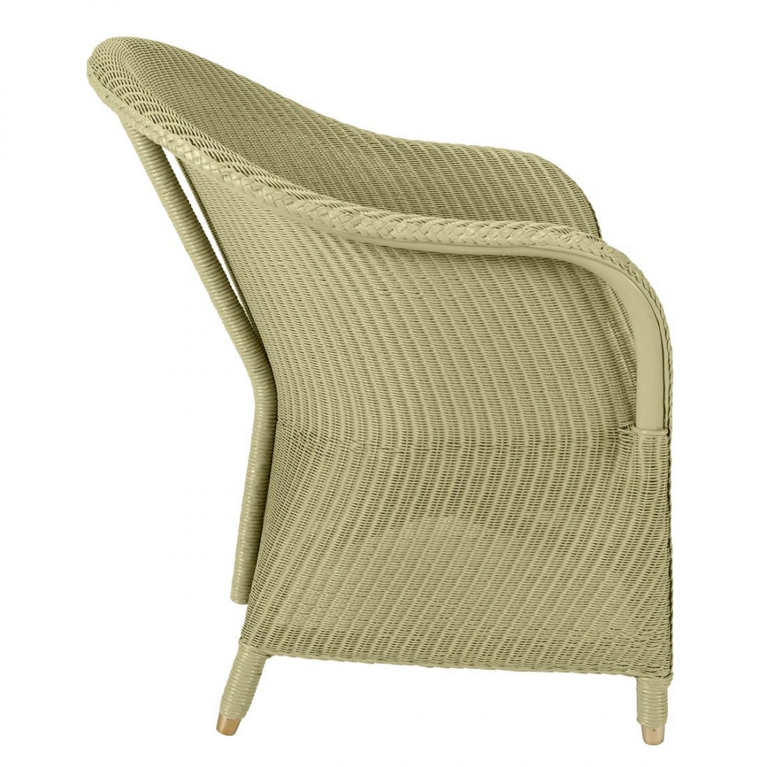 SIDONIE - Fauteuil laqué en Lloyd Loom