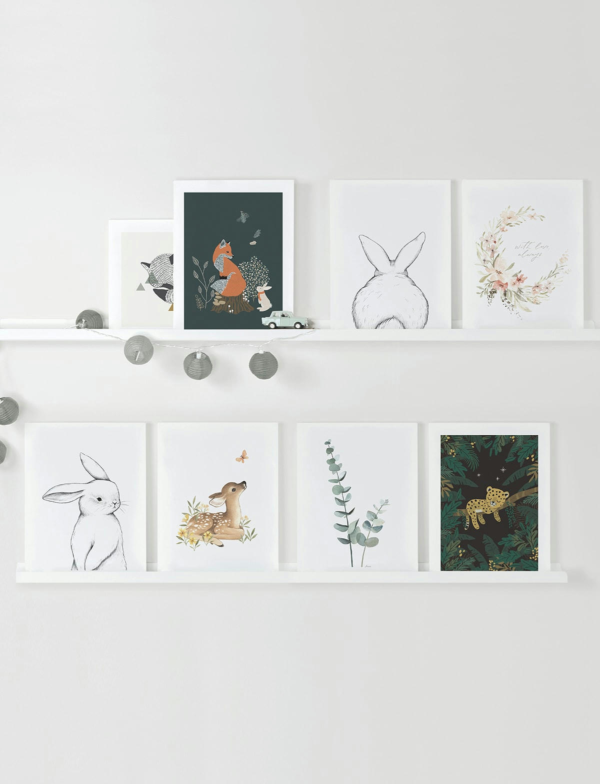 - Affiche encadrée M.Fox renard (30 x 40 cm)