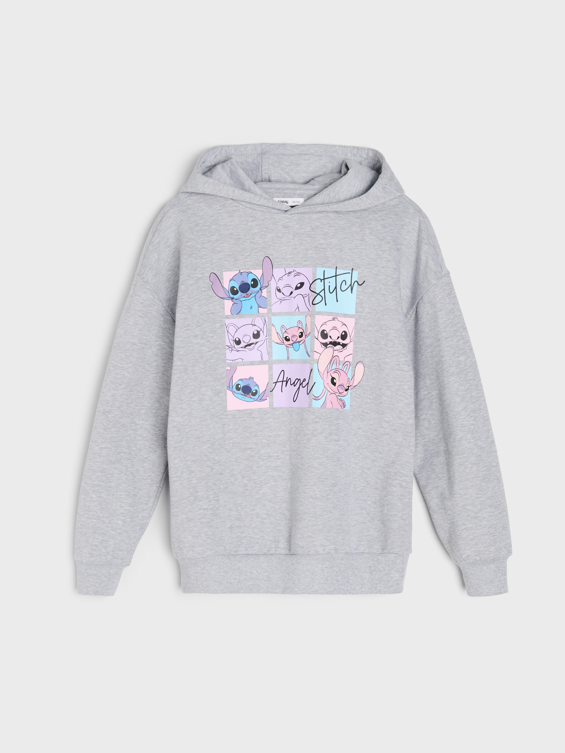 Bluza hoodie z nadrukiem Lilo & Stitch