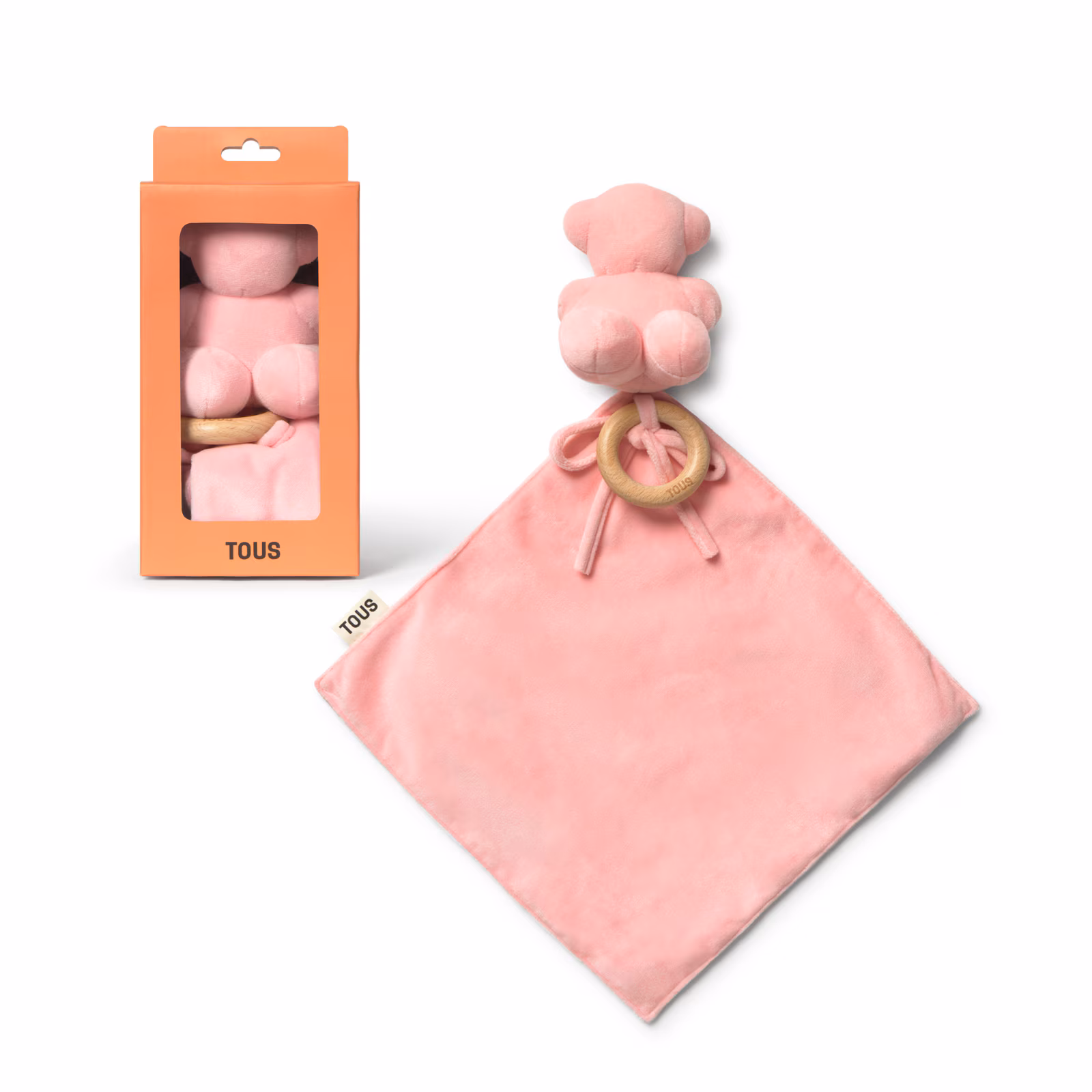 Mantita de compañía de bebé TBear rosa