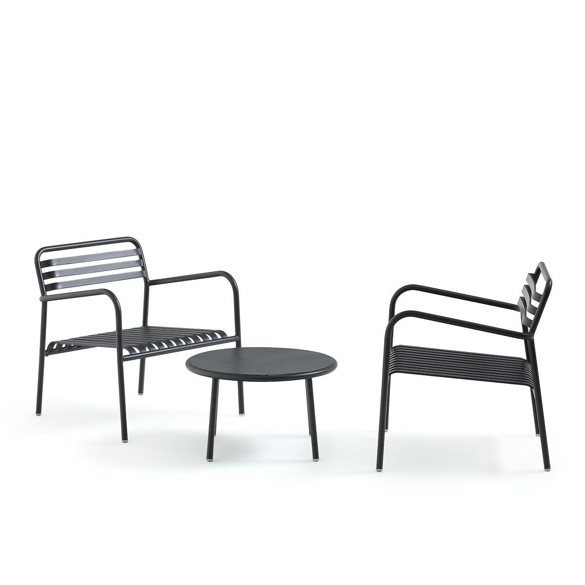 Set de jardin en aluminium Manni