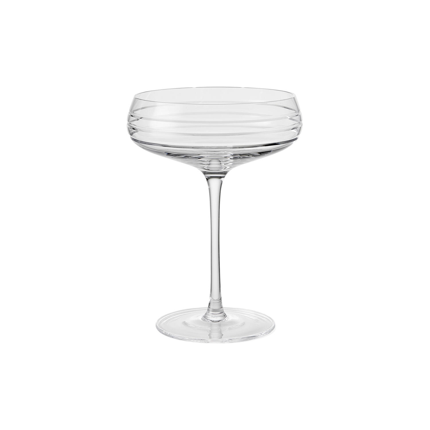 Champagne Coupe Triple Cut
