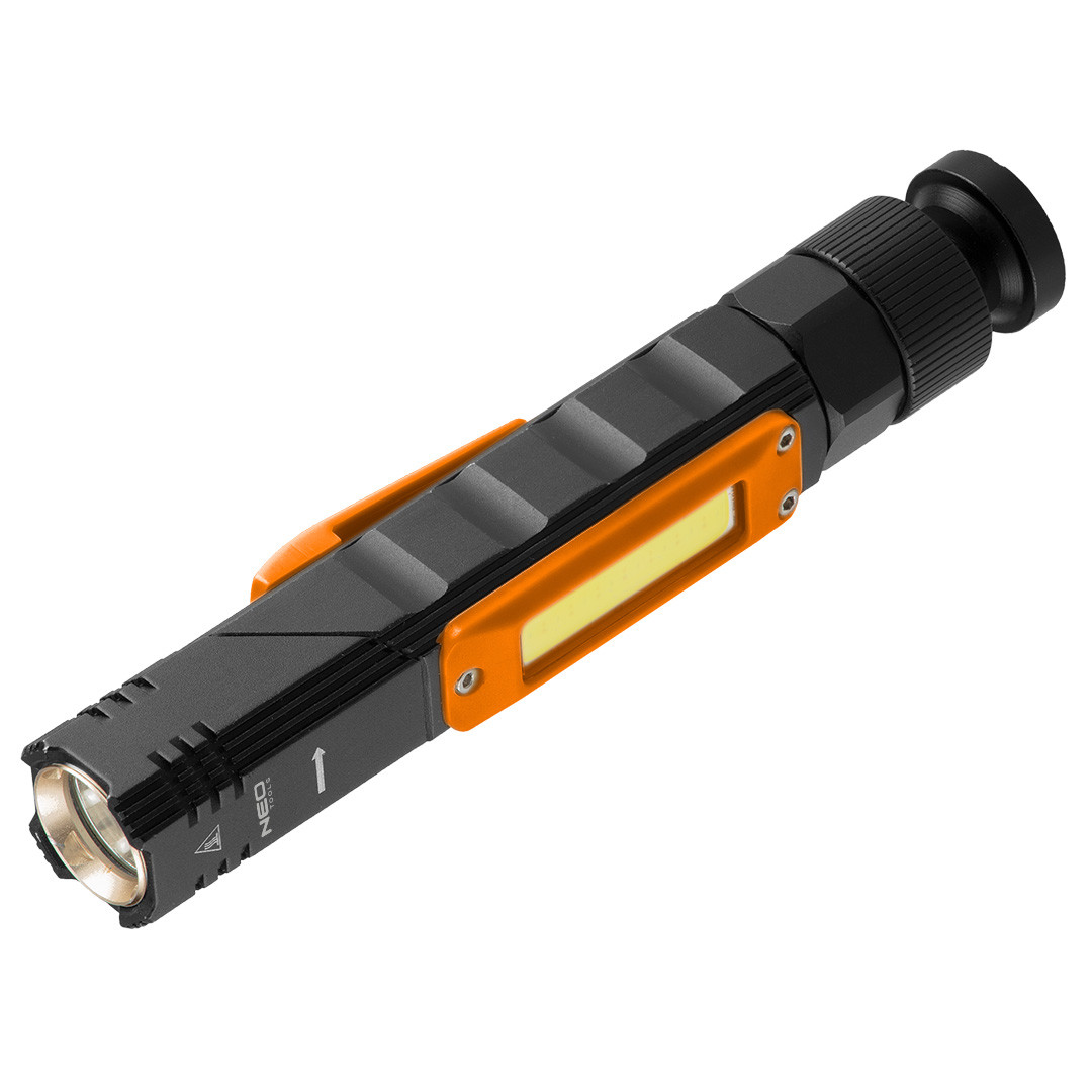 Latarka lampka akumulatorowa USB 300lm 2w1 NEO 99-034