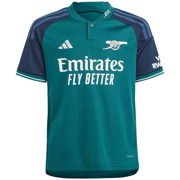 Emile Smith Rowe Arsenal adidas Youth 2023/24 Third Replica Player Jersey - Green