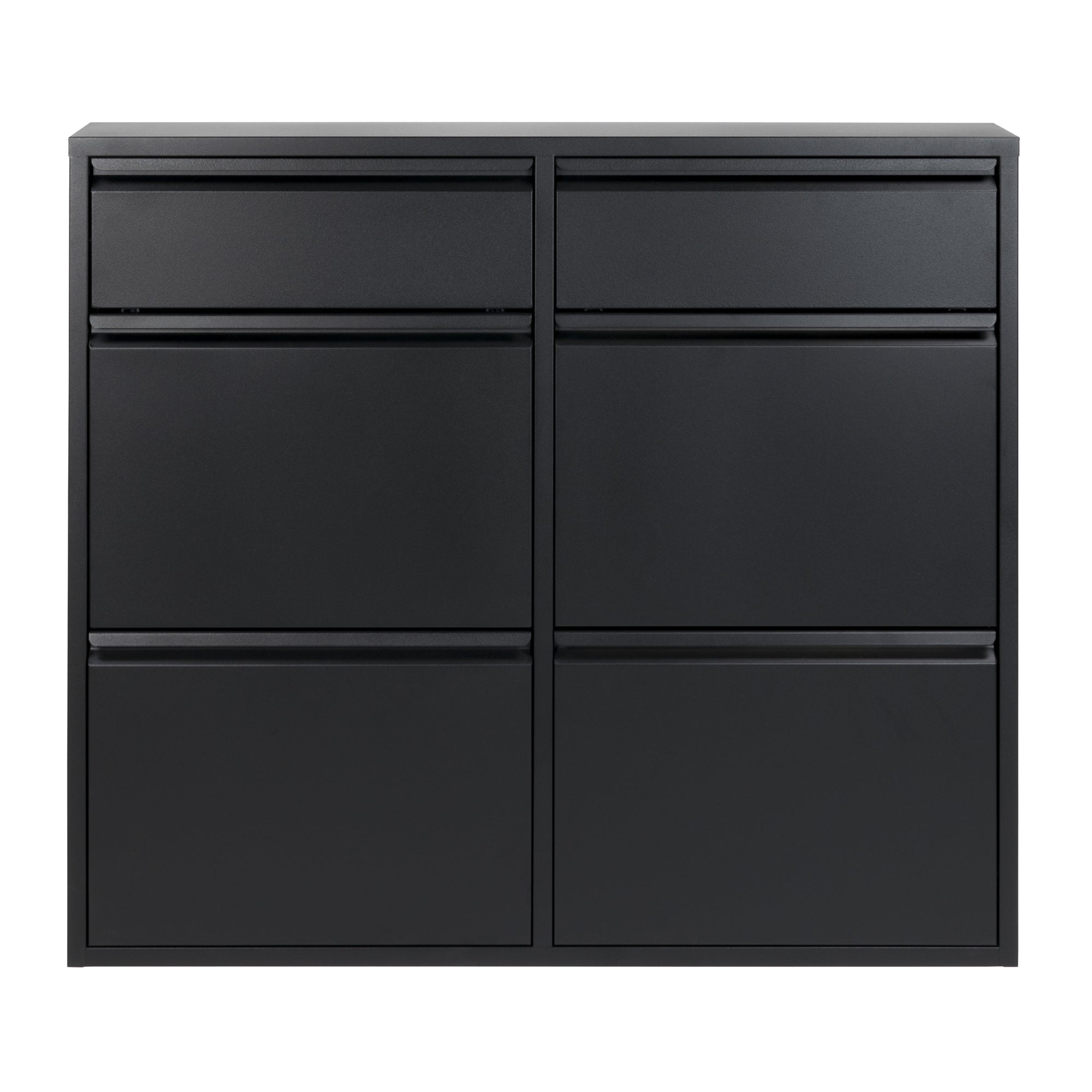 Spinder Design Billy 6 Schoenenkast - Zwart