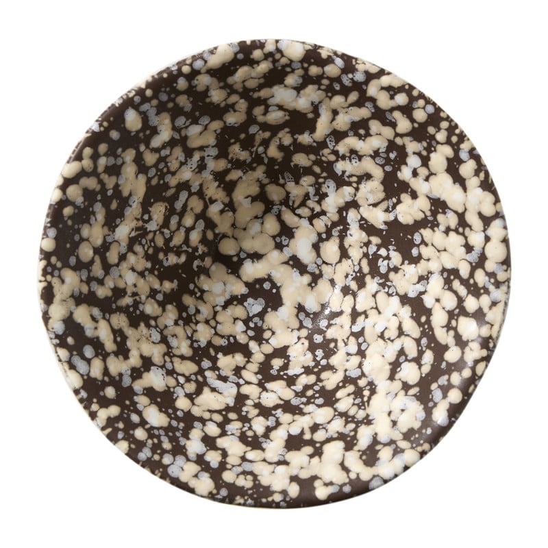 Schaaltje klein olivo - bruin - &Oslash;11.5x5.8 cm