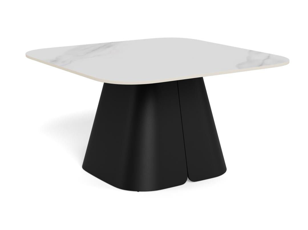 Rebellenclub Athena Salontafel - 80x 80 cm - Marmerlook