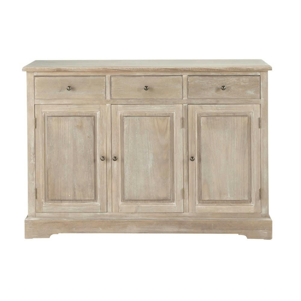 Cavaillon - Buffet en bois de paulownia L 130 cm