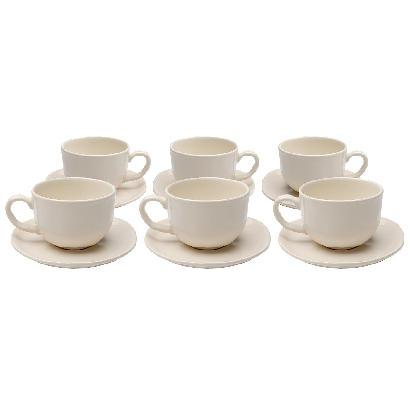 Kare Design Koffiekoppen Organic creme (6/set)