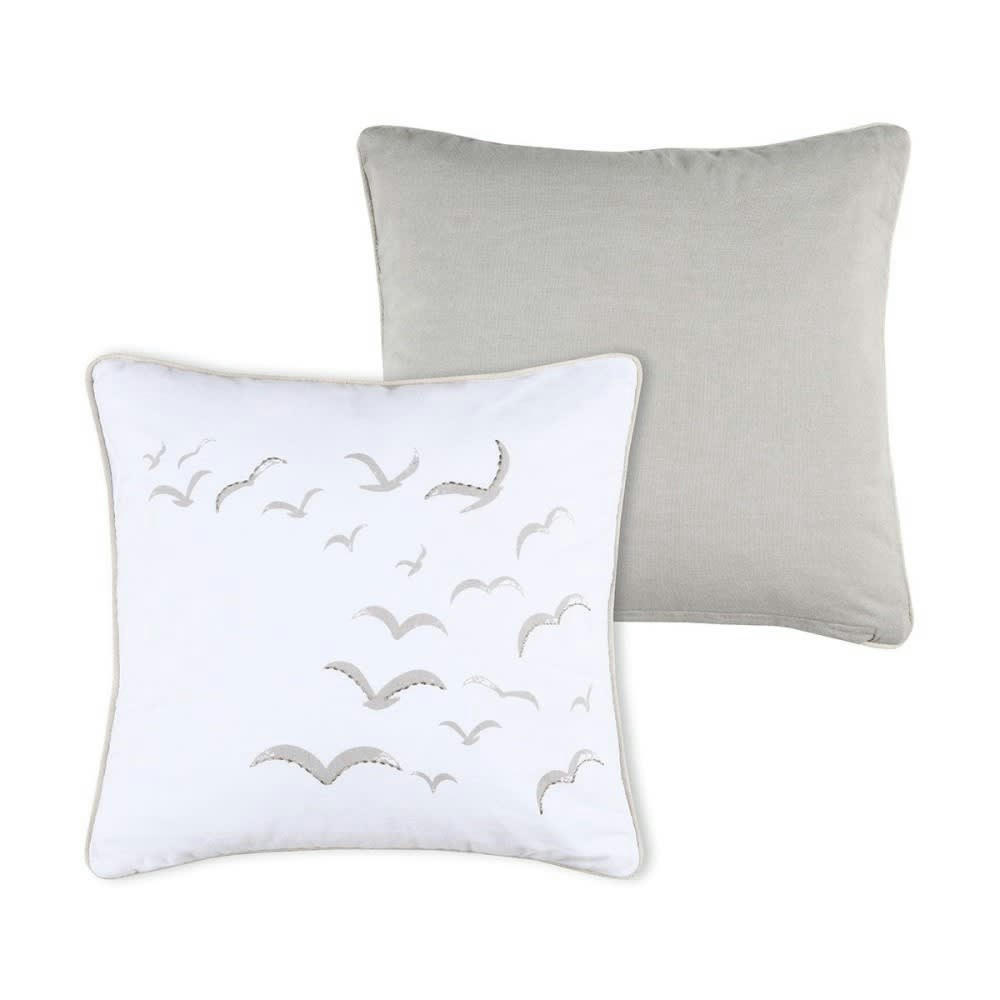 - Coussin Blanc coton 40 X 40