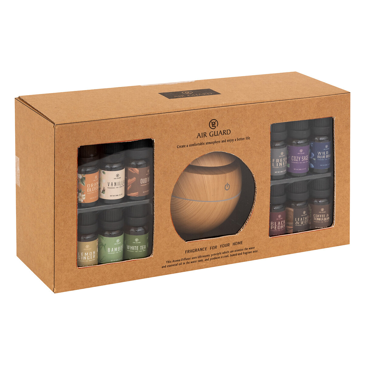 Diffuser set "Giro" 10 Fragrance Oils