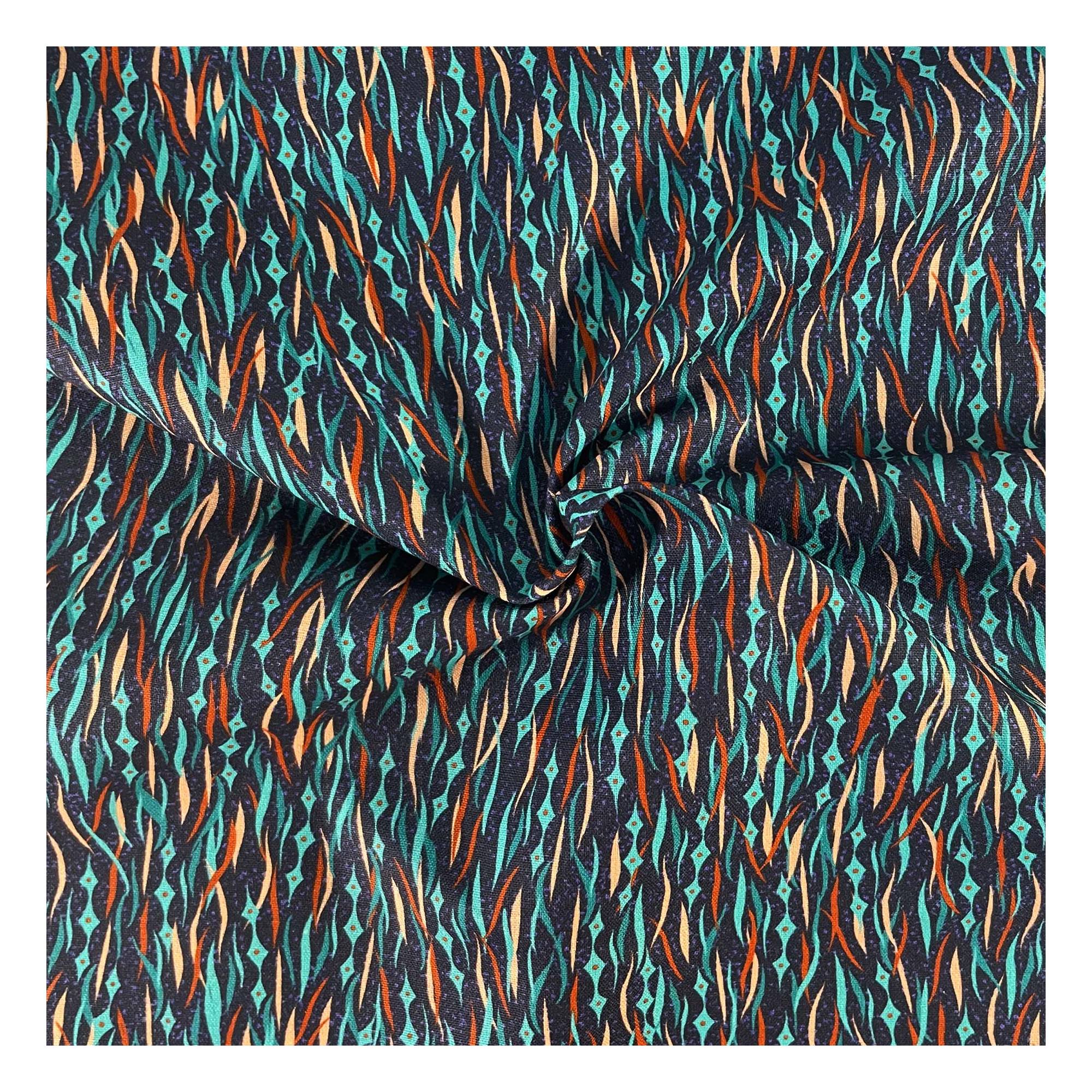 Artisan Tiger Stripes Cotton Fabric by the Metre