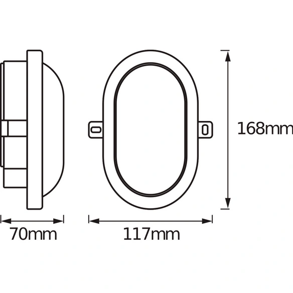 LED-Funktionsleuchte »LED BULKHEAD«, 6W, 4000 K