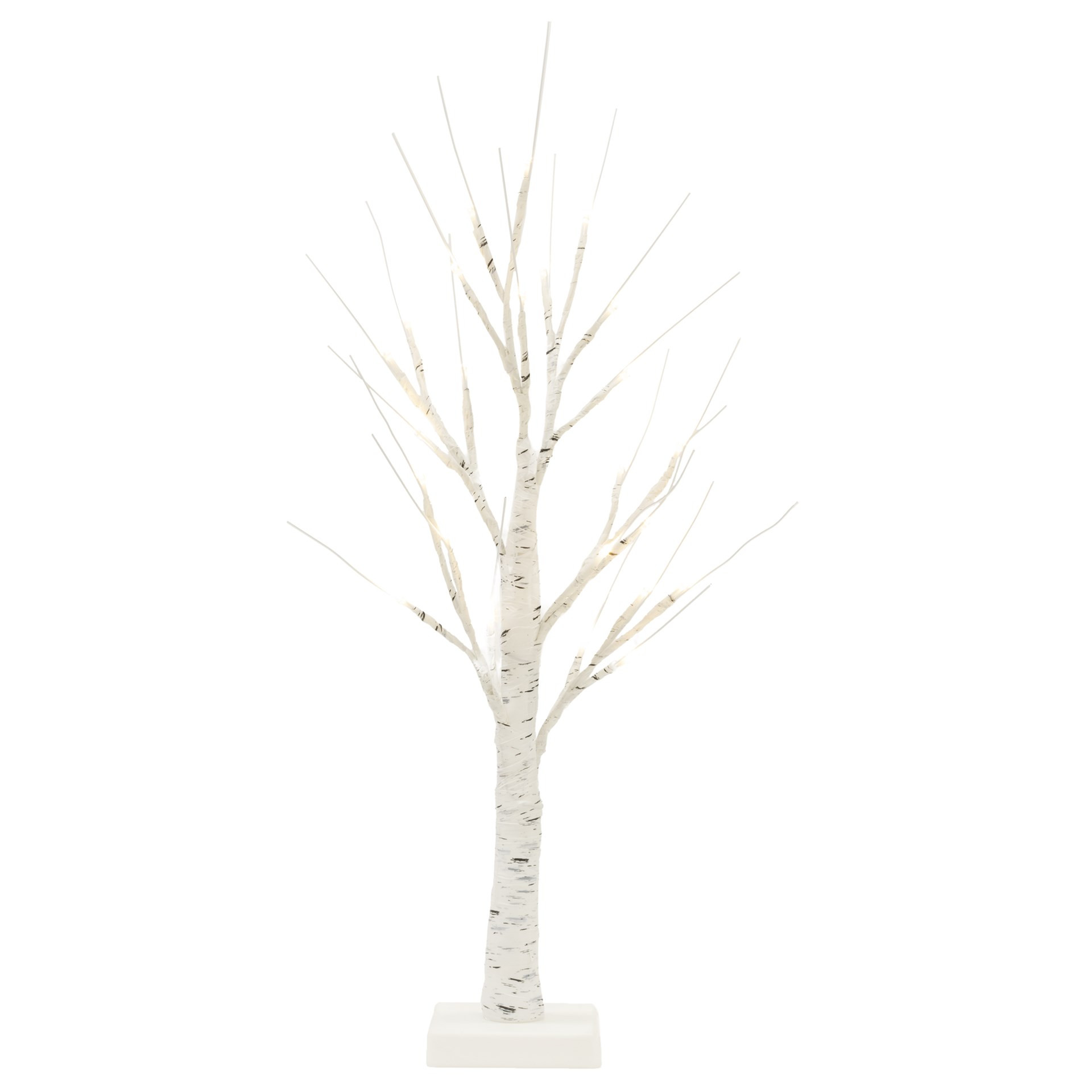 Świecące drzewko 60 cm brzoza 25 Led drzewko świąteczne dekoracja
