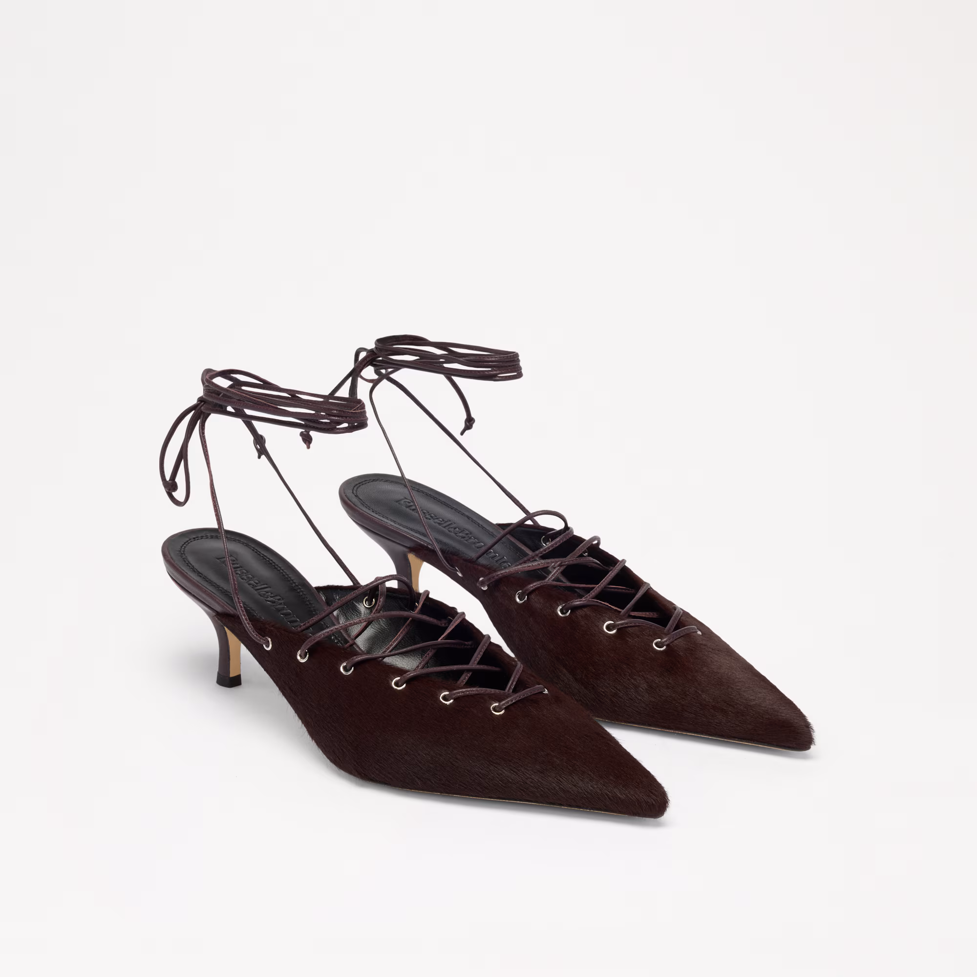 Hillcliffe Lace Up<br>Mid Heel Lace Up Court