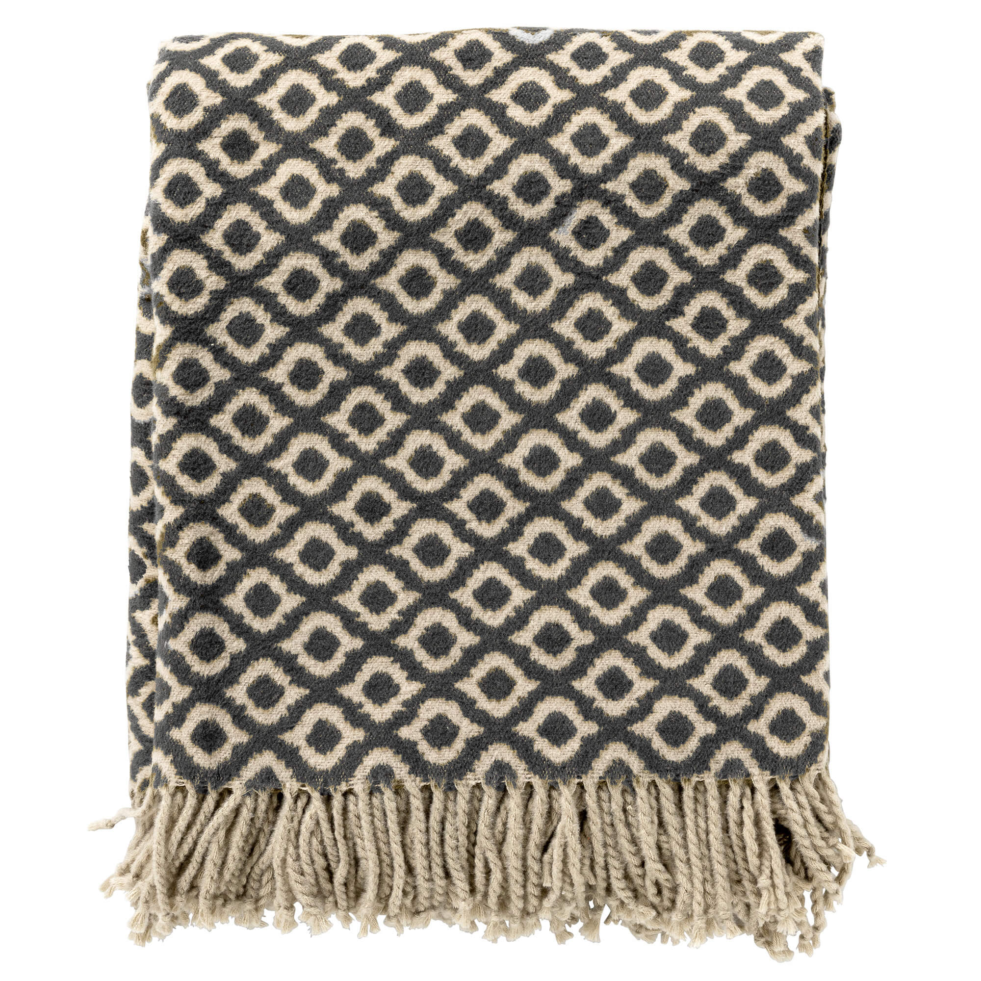 ISABELLA | plaid 150x200 cm | Raven | zwart | multicolor | Hoii