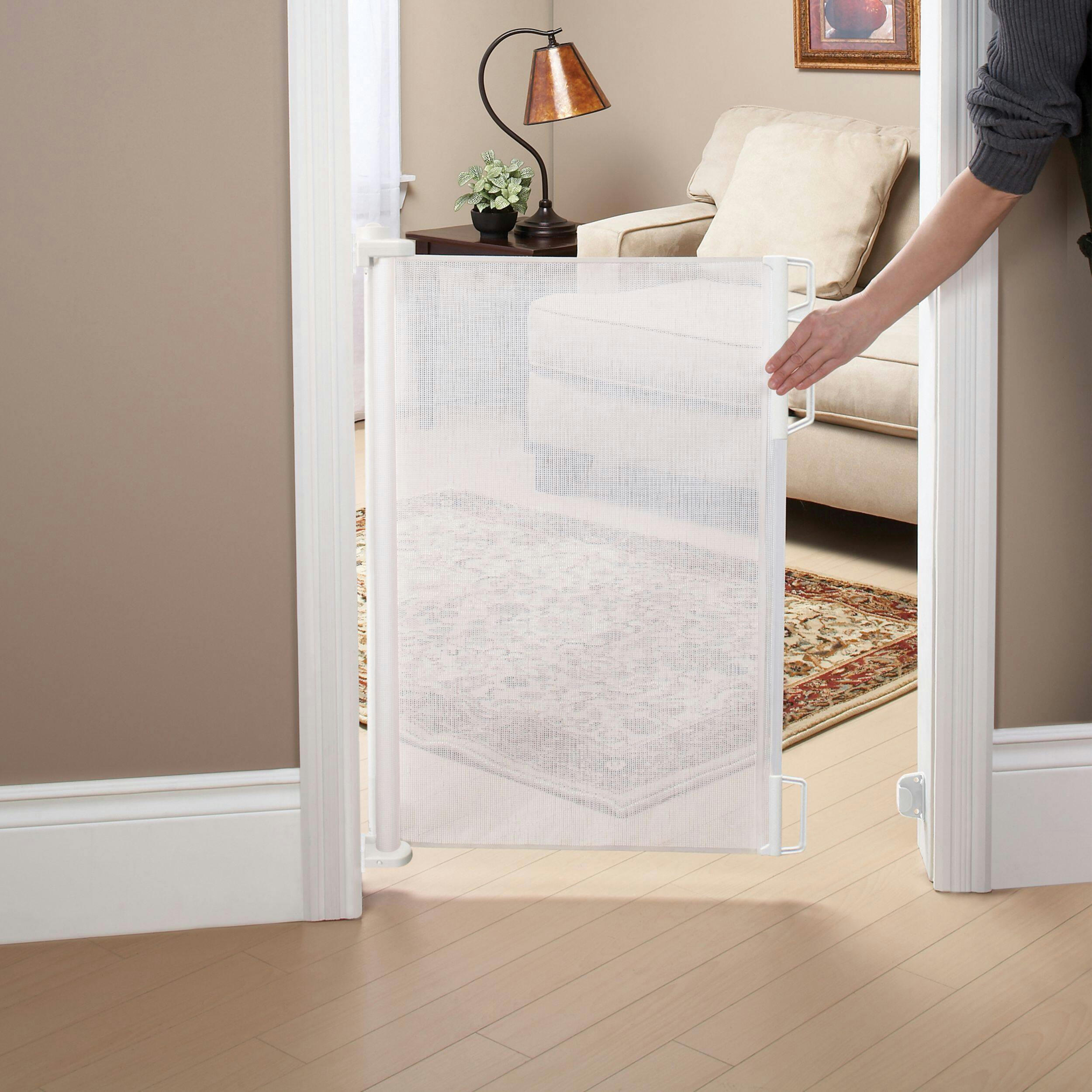 Billy Retractable Safety Gate, White