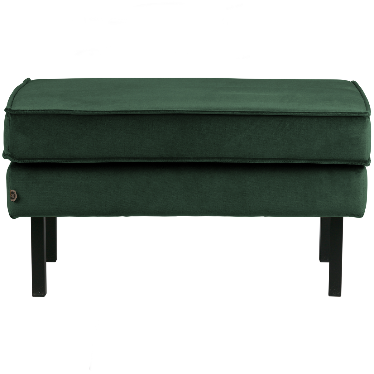 WOOOD hocker op poten Rodeo - Velvet - Green Forest - 45x84x54