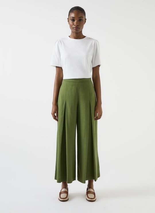 Frances Dark Green Trouser
