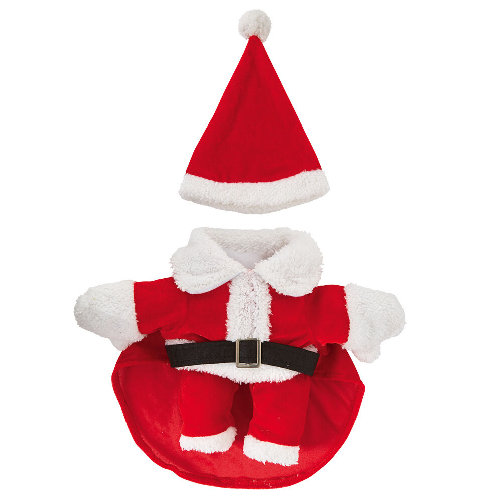Déguisement de Père No&euml;l pour chien effet humain taille M/L