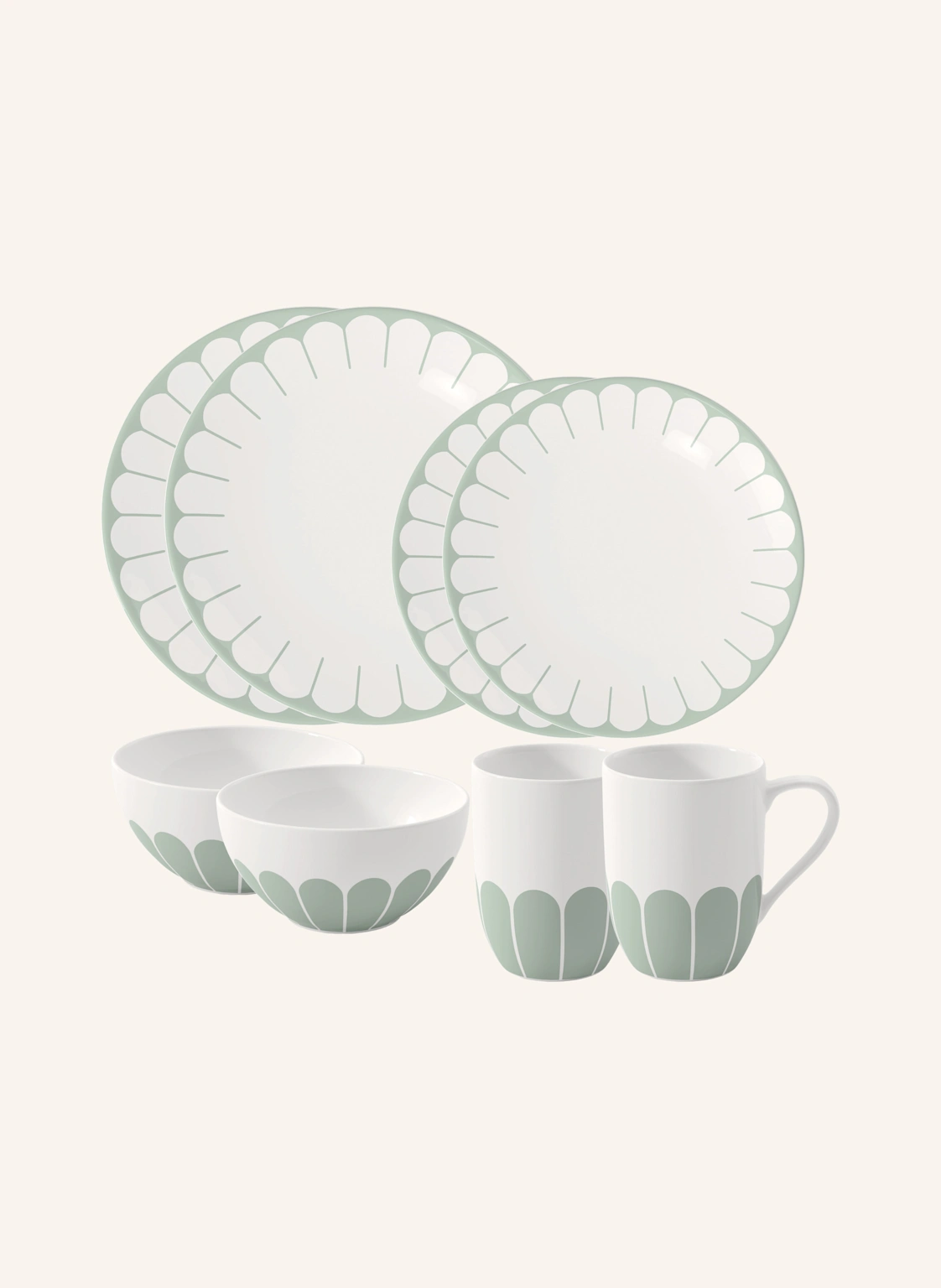 Villeroy & Boch Starter-Set 8tlg. FLEUR VERT