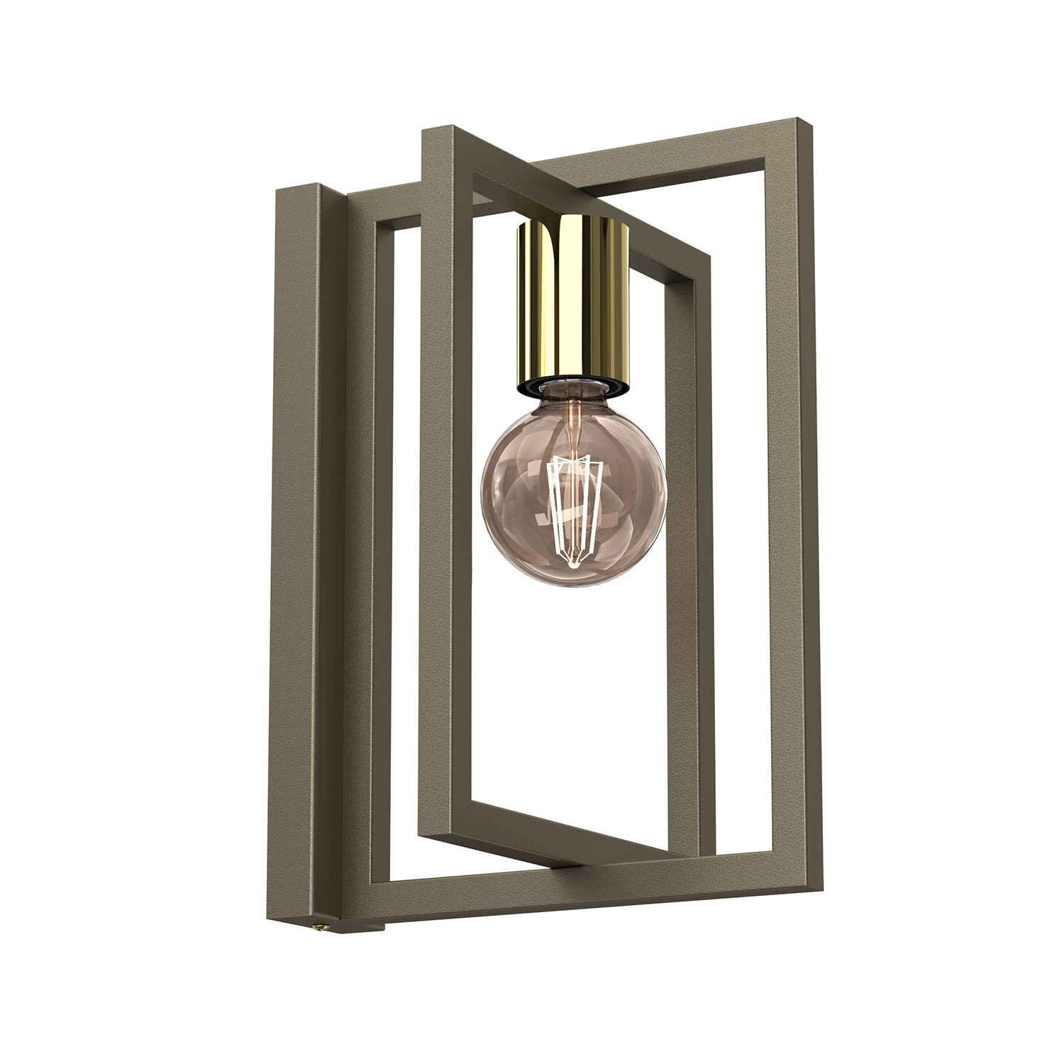 Kinkiet złoty Belfort 1xE27x15W wym:30x20x22cm IP20 Luminex