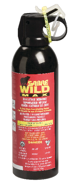 Sabre Wild Max Bear Attack Deterrent/Repellent Spray, 225-g