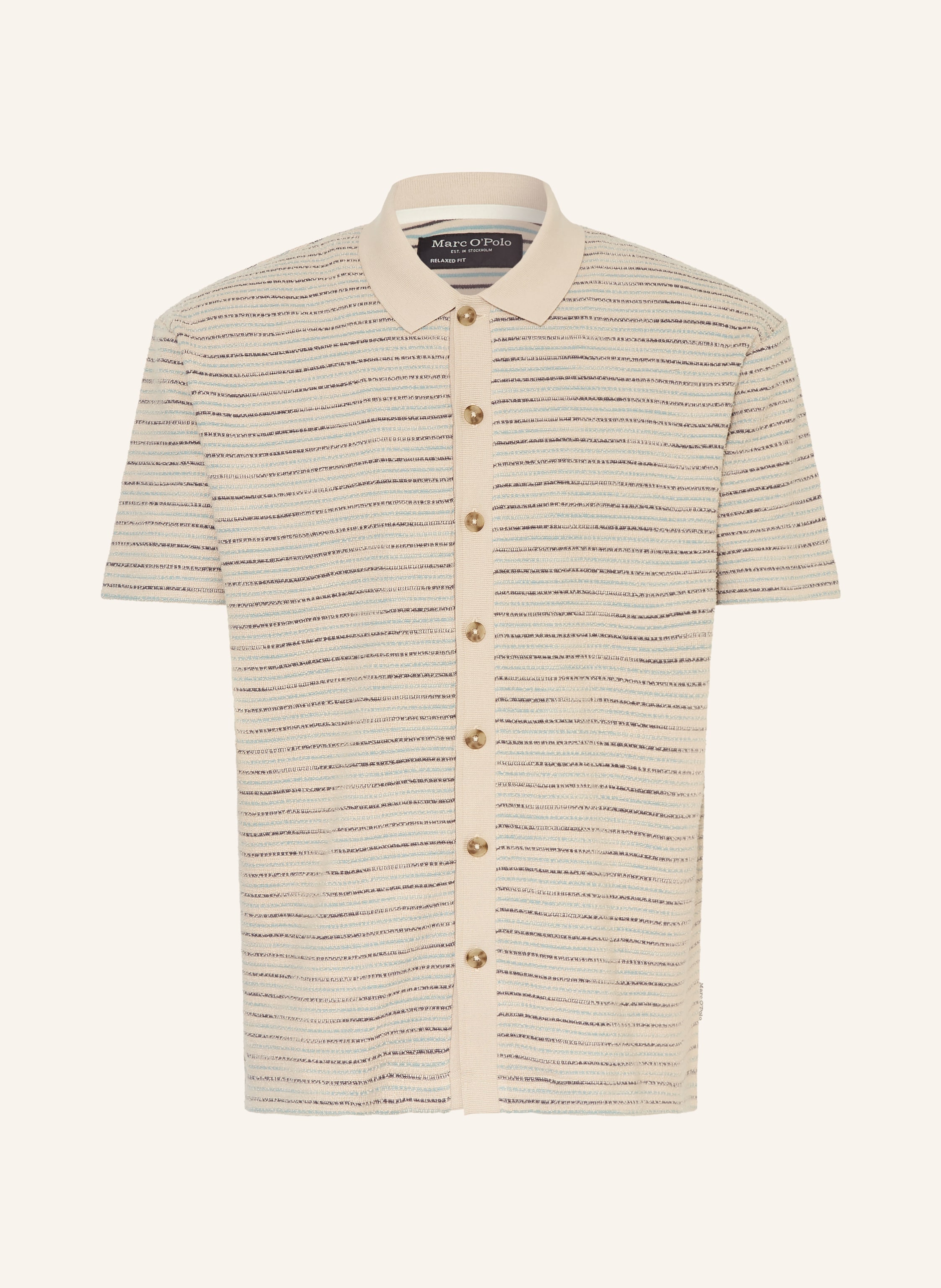Marc O'Polo Kurzarm-Hemd Relaxad Fit