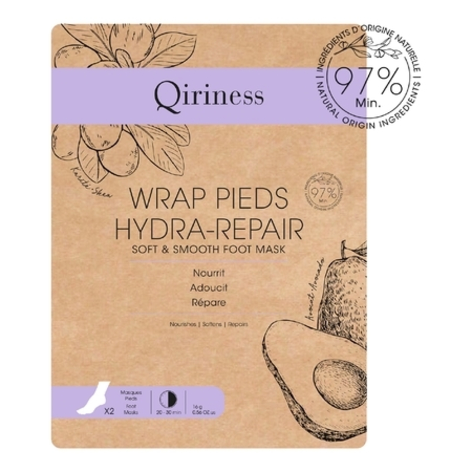 BODY QOCOONWrap pieds hydra-repair
