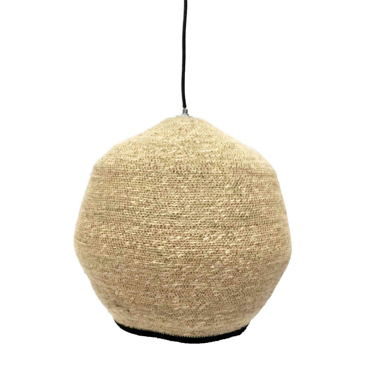 - Suspension boule en jonc de mer