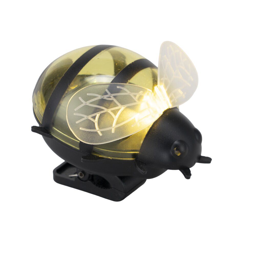 Animal solaire à clipser insecte LED blanc chaud 5,5x8xH7cm (2 modèles)