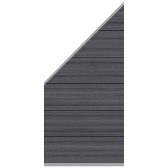 Abschlusselement »System XL Platinum XL«, WPC, HxL: 180 x 89 cm cm