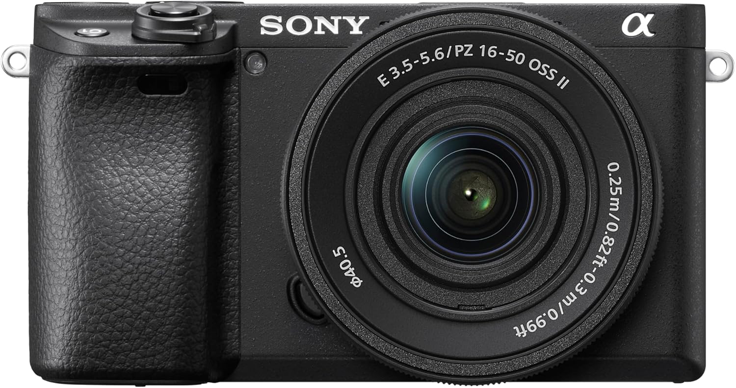 Sony Alpha a6400 Mirrorless Camera with E PZ 16-50mm f/3.5-5.6 OSS II Lens  Black