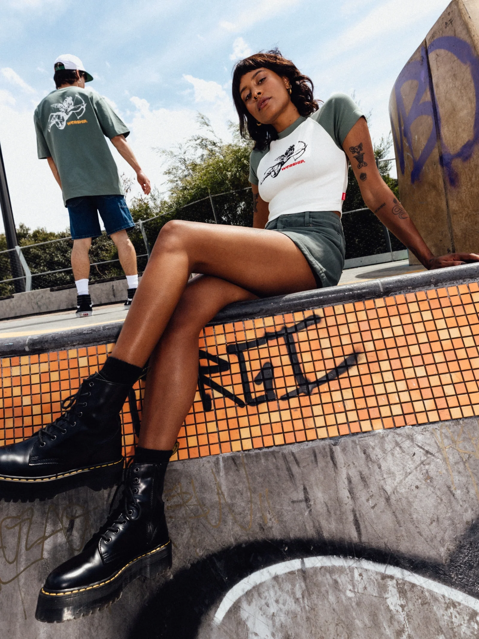 Cherub Raglan Micro T-Shirt