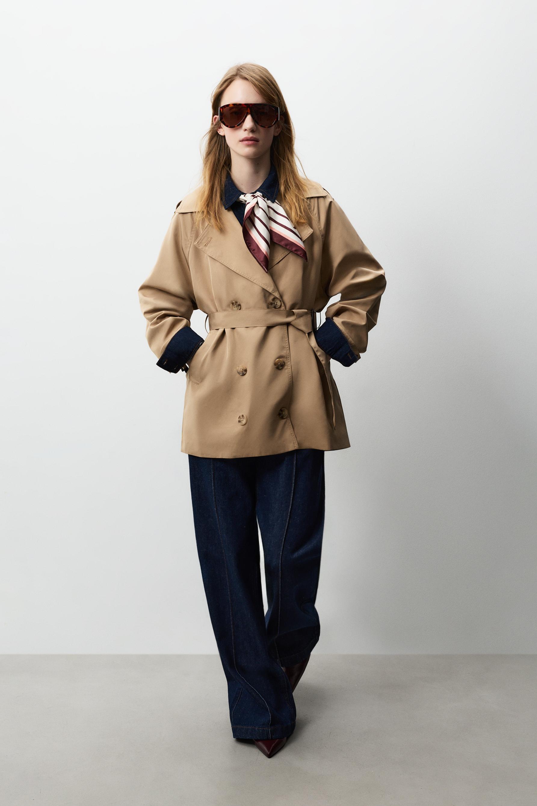 Gabardina oversize